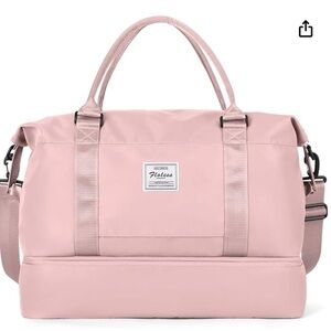 Floless Travel Duffel Bag, Tote Gym Bag, Shoulder Weekender, Shoe Compartment